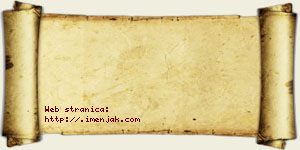 Andjelina Vujović vizit kartica